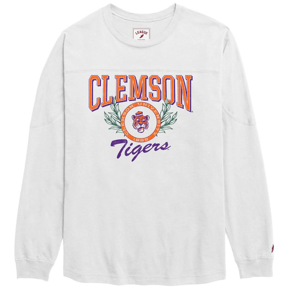 Clemson League Vault Throwback Long Sleeve Tee