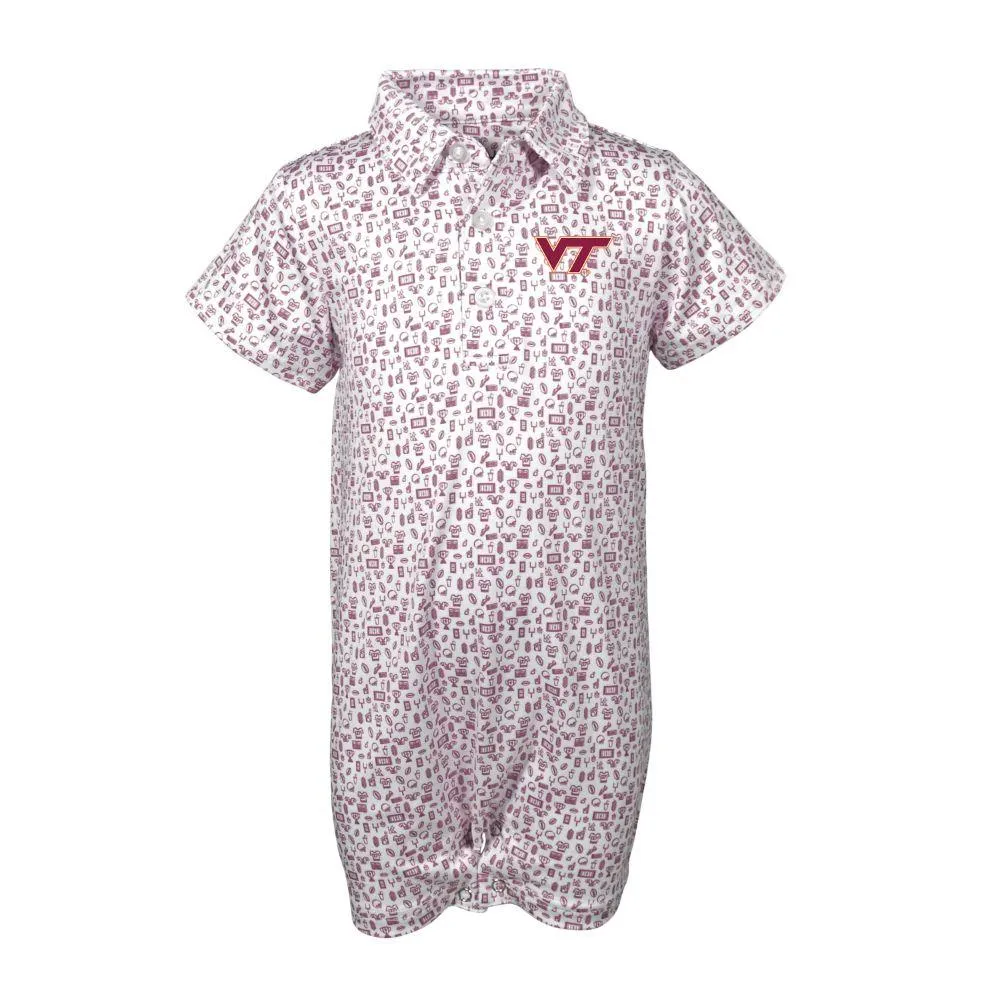 Hokies | Virginia Tech Garb Infant Football Crew Polo Jumper Alumni Hall