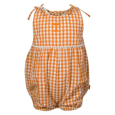 Vols | Tennessee Garb Infant Teagan Gingham Onesie Alumni Hall