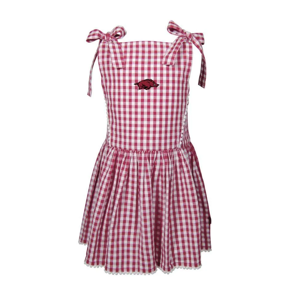 Razorbacks | Arkansas Garb Toddler Teagan Gingham Dress Alumni Hall