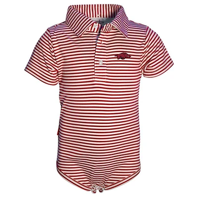 Arkansas Garb Infant Carson Stripe Polo Jumper