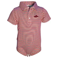 Arkansas Garb Infant Carson Stripe Polo Jumper