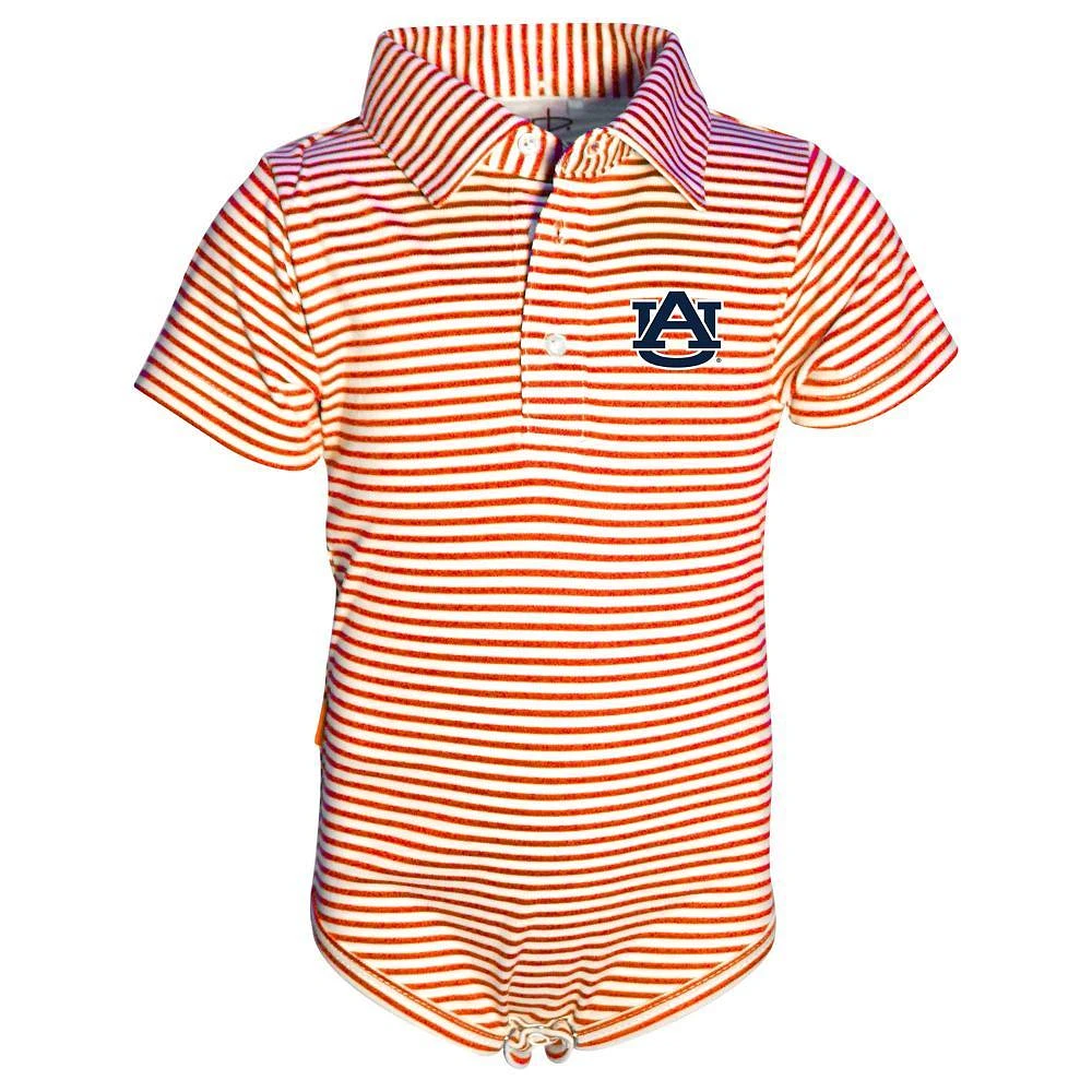 Auburn Garb Infant Carson Stripe Polo Jumper