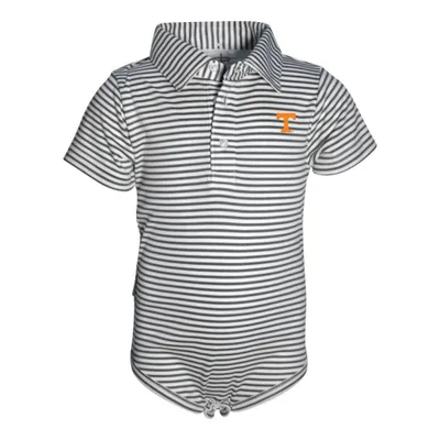 Vols | Tennessee Garb Infant Carson Stripe Polo Jumper Alumni Hall