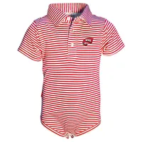 Wku | Western Kentucky Garb Infant Carson Stripe Polo Jumper Alumni Hall