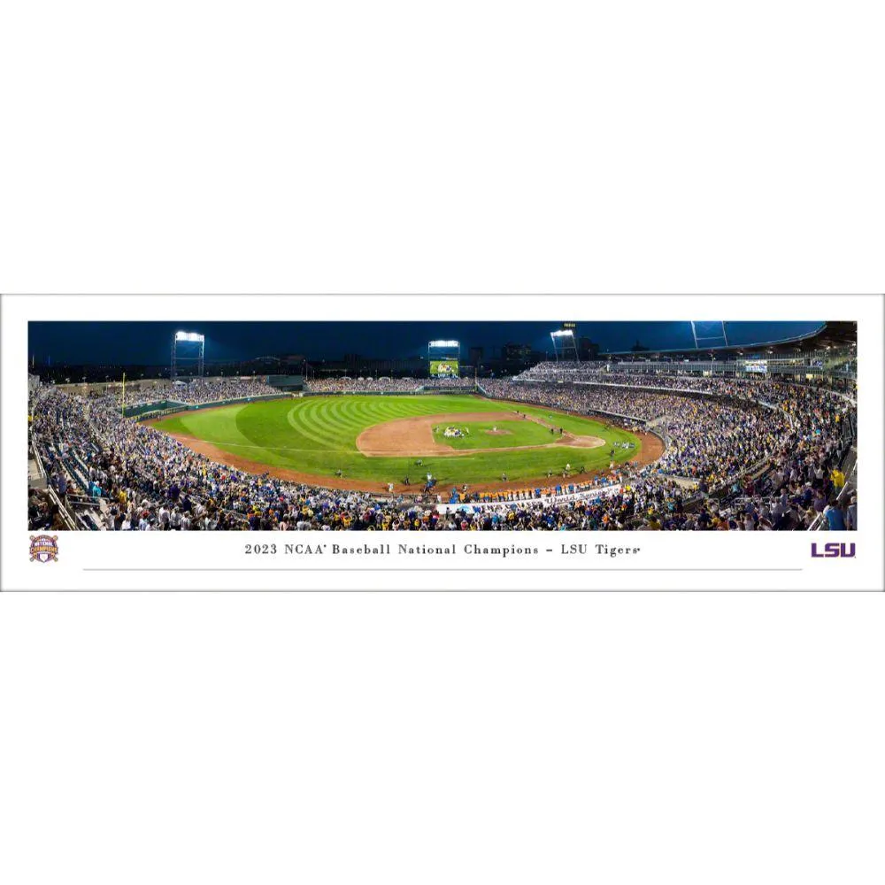  Lsu | Lsu 2023 College World Series National Champs 13.5  X 40  Poster (Unframed) | Alumni Hall