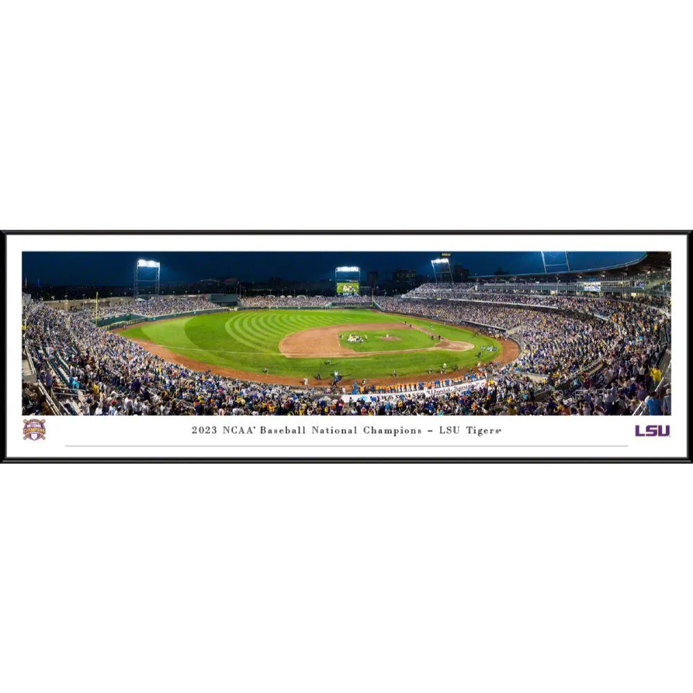 LSU Tigers - 2023 College World Series Champions Panoramic