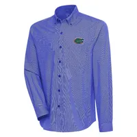 Gators | Florida Antigua Compression Long Sleeve Woven Shirt Alumni Hall