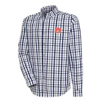 Aub | Auburn Antigua Tending Long Sleeve Woven Shirt Alumni Hall