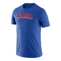 Bama | Alabama Nike Dri- Fit Legend Arch Over Logo Tee Alumni Hall