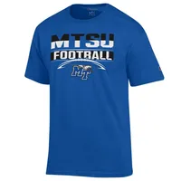 Mtsu | Champion Split Color Over Football Tee Alumni Hall