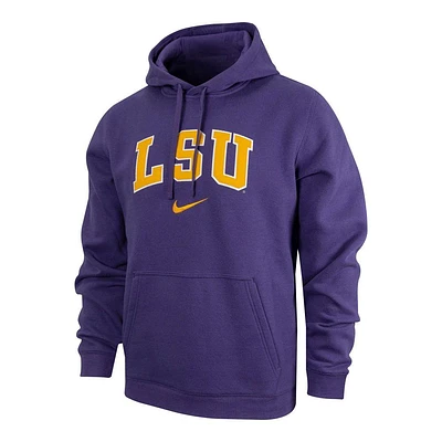 LSU Nike Tackle Twill Club Fleece Hoodie