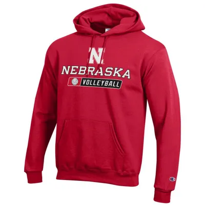 Huskers | Nebraska Champion Basic Volleyball Hoodie Alumni Hall