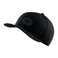 Dawgs | Georgia Nike C99 Triple Black Swoosh Flex Fit Cap Alumni Hall