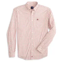 Hoosiers | Indiana Johnnie- O Signor Long Sleeve Woven Shirt Alumni Hall