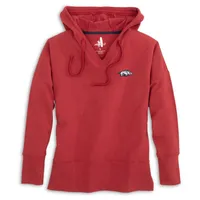 Razorbacks | Arkansas Johnnie- O Women's Carrie V- Neck Hoodie Alumni Hall