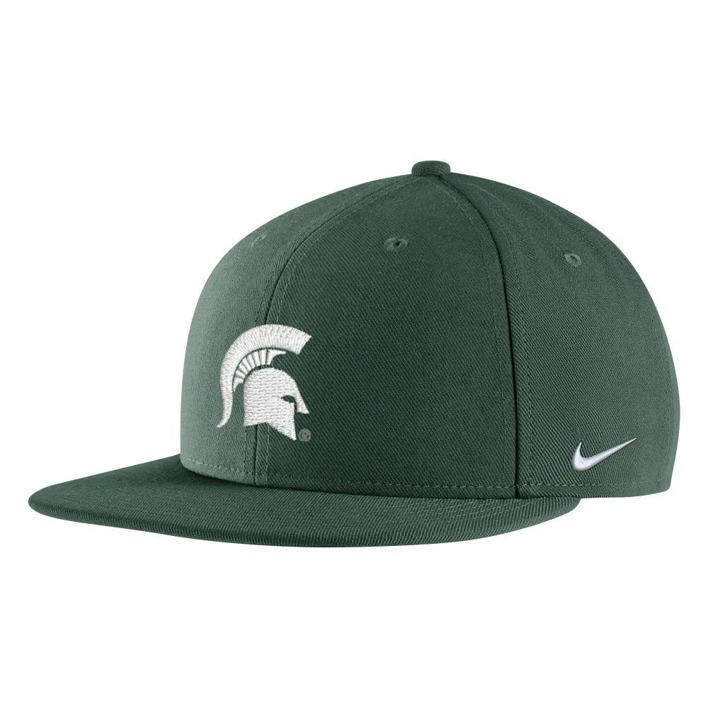  Spartans | Michigan State Nike 2023 Under Visor Flat Bill Adjustable Cap | Alumni Hall