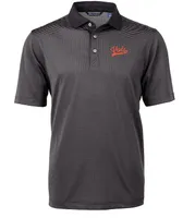 Tennessee Cutter & Buck Virtue Eco Micro Stripe Vol Script Polo