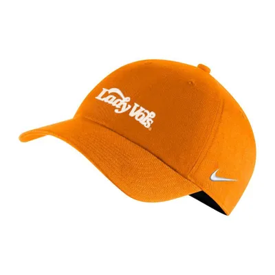  Lady Vols | Tennessee Lady Vols Nike H86 Script Campus Adjustable Cap | Orange Mountain Designs