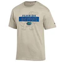 Gators | Florida Champion Wordmark Stack Over Tonal Logo Tee Alumni Hall