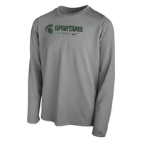 Spartans | Michigan State Nike Youth Legend Team Issue Long Sleeve Tee Alumni Hall