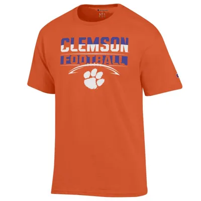 Clemson | Champion Split Color Over Football Tee Alumni Hall