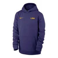 Lsu | Nike Youth Club Fleece Pullover Hoodie Alumni Hall