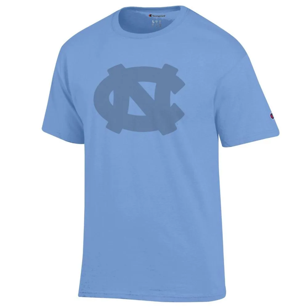 Unc | Giant Tonal Interlock Nc Tee Alumni Hall