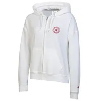 Hoosiers | Indiana Champion Power Blends Full Zip Embroidered Hoodie Alumni Hall