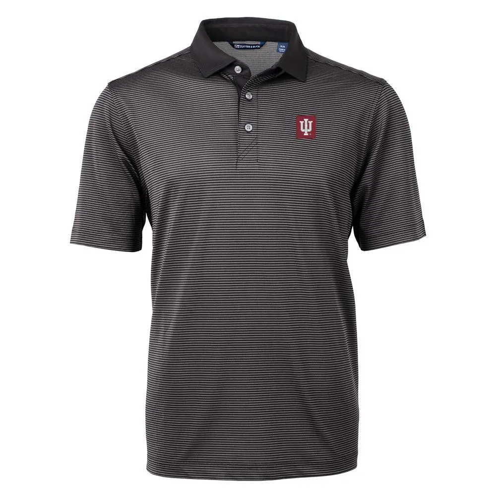 Hoosiers | Indiana Cutter & Amp ; Buck Ecopique Micro Stripe Polo Alumni Hall