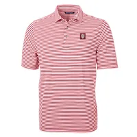 Hoosiers | Indiana Cutter & Amp ; Buck Ecopique Stripe Polo Alumni Hall