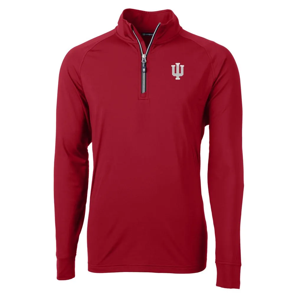 Hoosiers | Indiana Cutter & Amp ; Buck Ecopique Adapt 1/2 Zip Pullover Alumni Hall