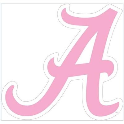  Alabama Pink Script A Decal (3 )