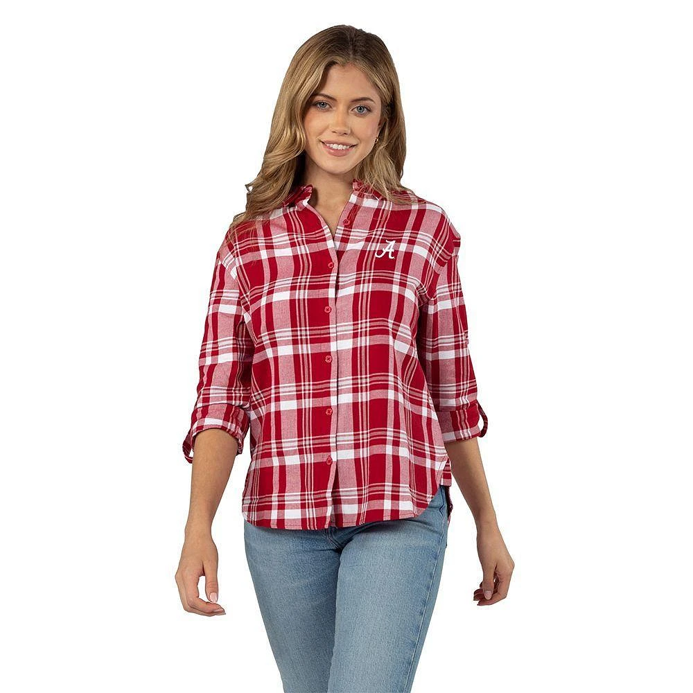 Alabama Boyfriend Long Sleeve Plaid Woven