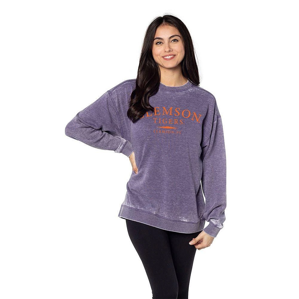 Clemson Serif Over Est Date Campus Crew