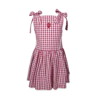 Hoosiers | Indiana Garb Toddler Teagan Gingham Dress Alumni Hall