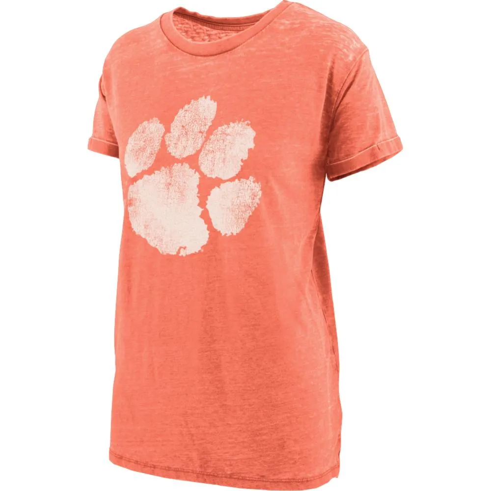 Lids Clemson Tigers Champion Youth Icon Logo Long Sleeve Baseball T-Shirt -  Gray