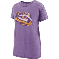 Lsu | Pressbox Distressed Logo Vintage Wash Bf Tee Alumni Hall