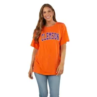 Clemson | Tall Outline Arc Effortless Tee Alumni Hall