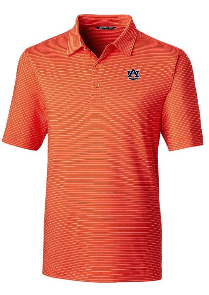 Aub | Auburn Cutter & Amp ; Buck Forge Pencil Stripe Polo Alumni Hall