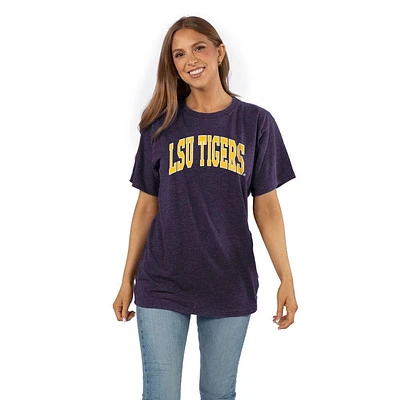 LSU Tall Outline Arc Effortless Tee