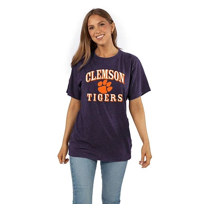 Clemson XL Logo Arc Effortless Tee