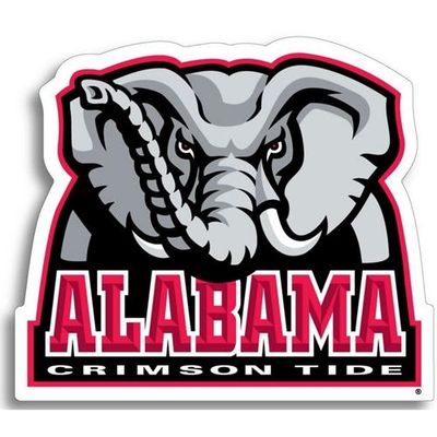  Alabama Elephant Logo Decal (6 )