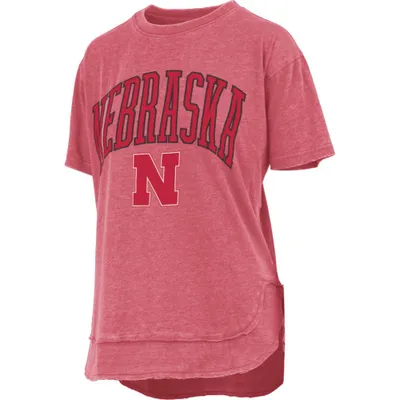 Huskers | Nebraska Pressbox New Zealand Vintage Wash Poncho Tee Alumni Hall