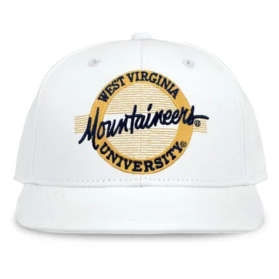  Wvu | West Virginia Retro Circle Adjustable Flatbill Hat | Alumni Hall