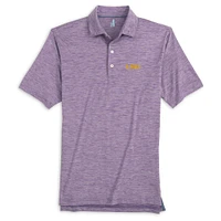 LSU Johnnie-O Huron Heathered Polo