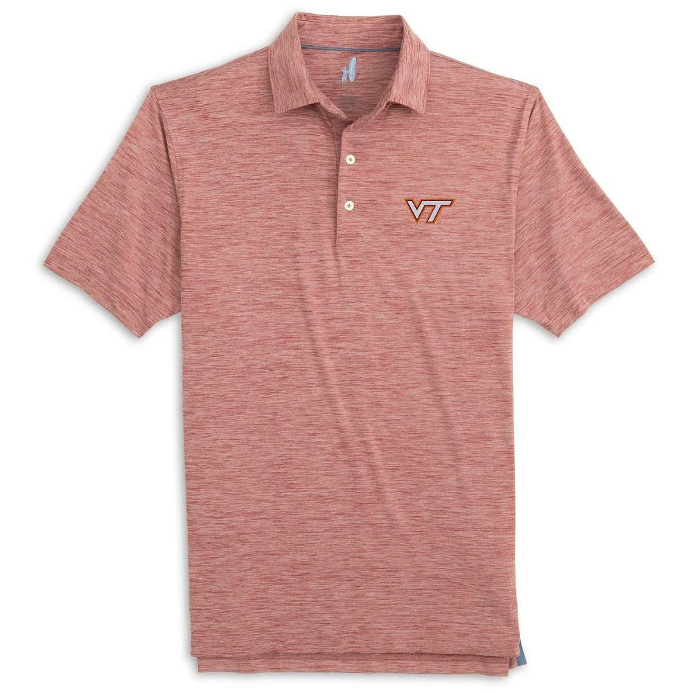 Virginia Tech Johnnie-O Huron Heathered Polo