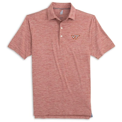 Virginia Tech Johnnie-O Huron Heathered Polo