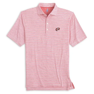 Western Kentucky Johnnie-O Seymour Striped Polo