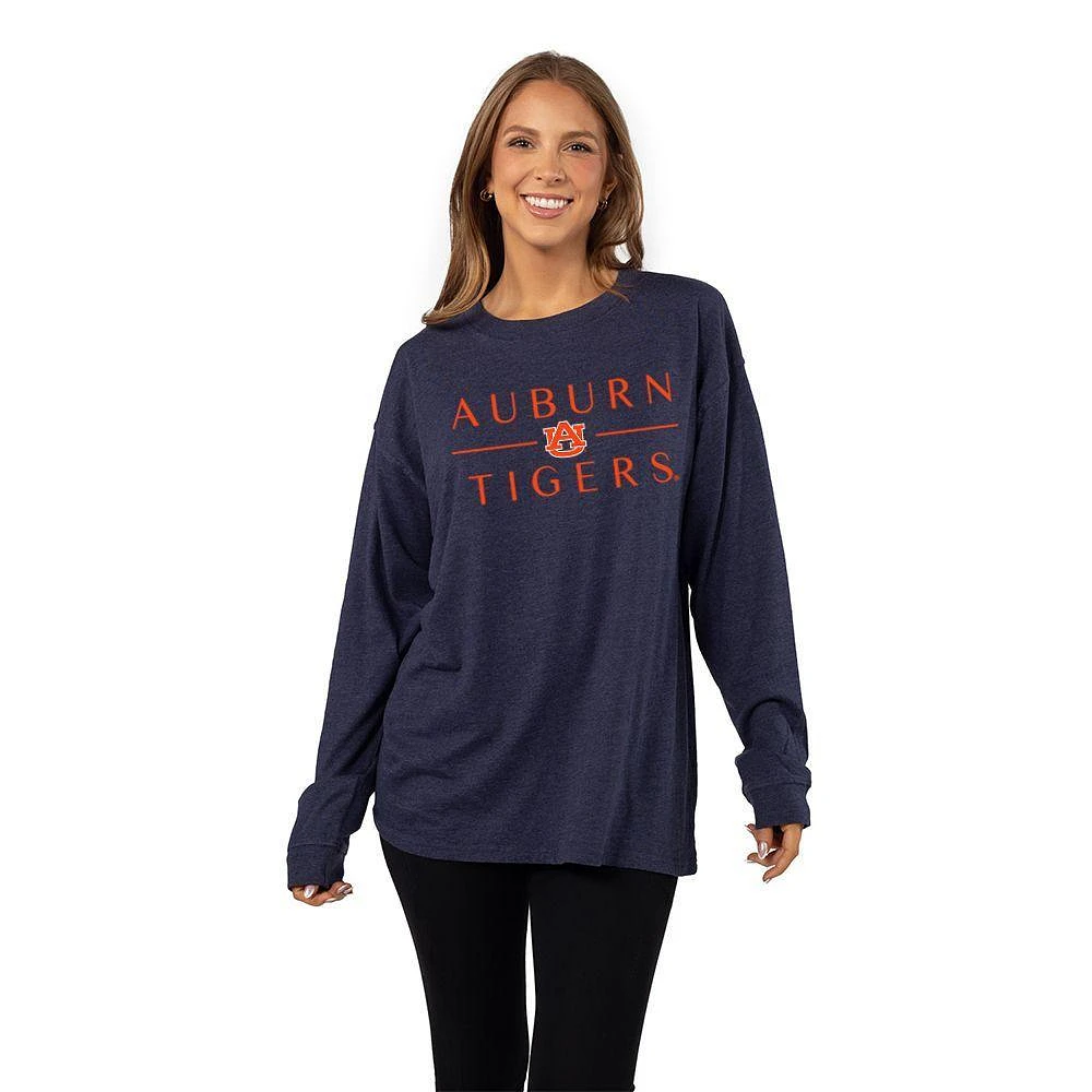 Auburn Minimal Logo Bar Forever Long Sleeve Tee